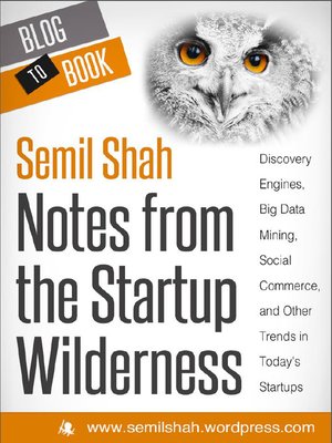 cover image of Notes from the Startup Wilderness